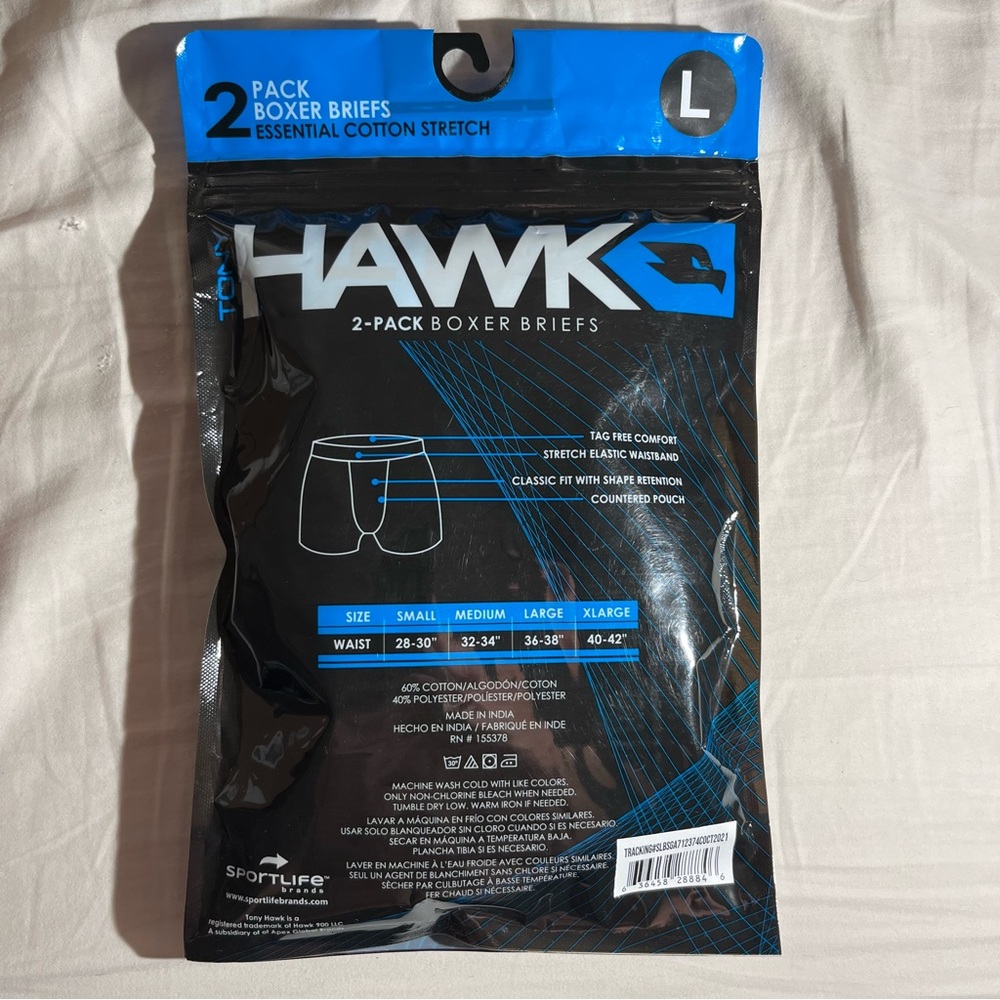 Hawk 2-pack Boxer Briefs - Picture 3 of 4